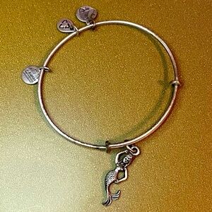 Alex and Ani (+) ENERGY Mermaid Silver Bracelet Classic Jewelry Siren Goth Gift